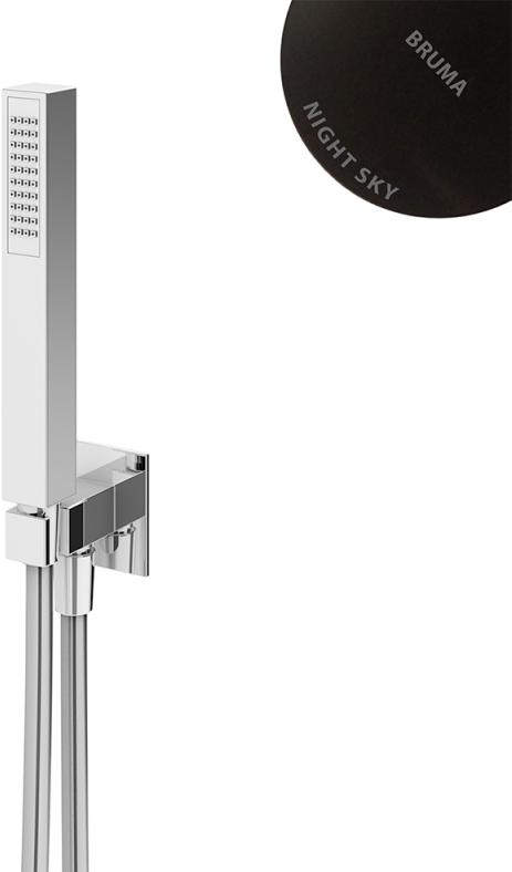 Ручная лейка со шлангом  Bruma Quadra 1455925NS  Night Sky