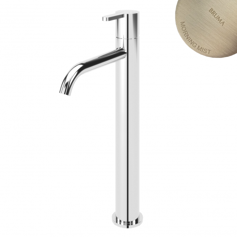 Смеситель для умывальника высокий Bruma Leaf  Morning Mist 1670020MM