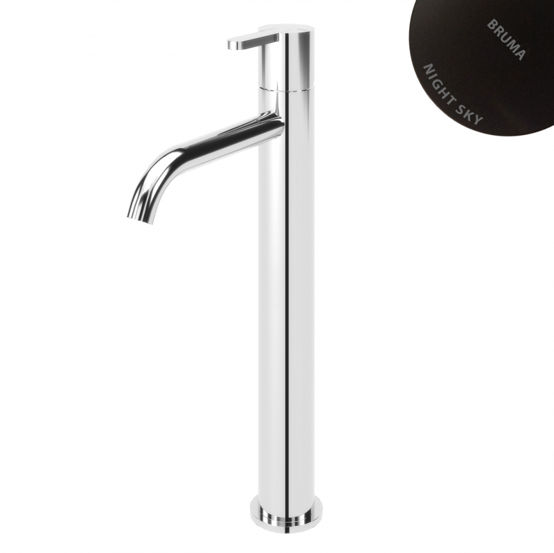 Смеситель для умывальника высокий Bruma Leaf  Night sky 1670020NS