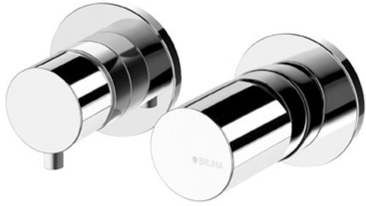 Смеситель скрытого монтажа Bruma Adagio Chrome  1931421CR на три функции